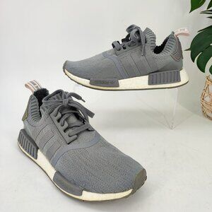 Adidas Women's NMD R1 Gray Mesh Low Top Trainer Sneakers Size 7